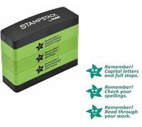 Trodat 3-in-1 Teacher Stamp For Marking Children’s Schoolwork And Homework Grammar - Version 2, 44mmx13mm