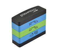 Trodat 3-in-1 Teacher Stamp - Mark Children´s Work as Assisted, T.A. Assisted or Independent - Version 1,Blue,65x52x21 mm