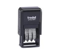 Trodat Printy 4810 Budget Mini Dater Stamp Self-Inking - Black