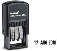 Trodat 4810 Self Inking Printy Dater Stamp