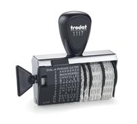 Trodat Classic Line1117 Dial a Phrase Rubber Stamp Dater, 1117