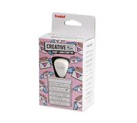 Trodat Creative Mini Stamp Set Soul Mail for Creative Designs - 12 Prints, English, Creative Stamp in White incl. Ink pad in Pink, Black, Green, 30x5mm