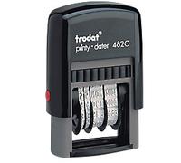 Trodat Ecoprinty 4820 Date Self-Inking Stamp 23 x 4mm Black