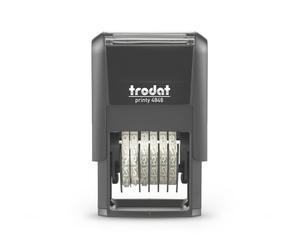 Trodat Manual Numberer Self Inking Rubber Stamp 6 Bands Numbers & Symbols 4846