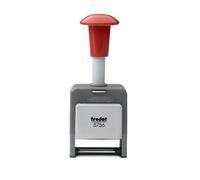 Trodat Numberer Stamp Plastic Sequential Automatic Self-inking 8 Adjustments 5.5mm Digits - Ref 86621,Black,Large