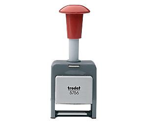 Trodat Numbering Machine 5756-P Black 2.6 x 5.6 cm