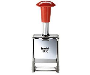 Trodat Numbering Machine 5756M Silver, Red