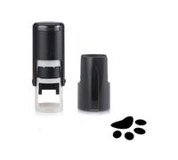 Trodat - Paw Print Stamp - Loyalty Card Stamper - Self-Inking Black - 11mm | Black ink creates clear impressions on loyalty cards to record purchases and reward returning customers.