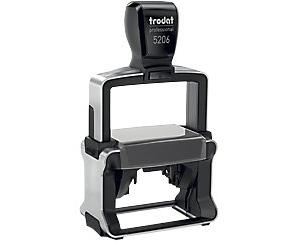 Trodat Personalised Text Stamp Professional 5206 Black 8.9 x 5.2 x 16 cm