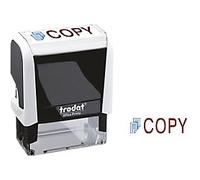 Trodat Printy 4912 Copy Self-Inking Stamp 46 x16mm Blue, Red