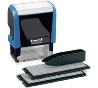 Trodat Printy 4913 Typomatic Selbersetzen for Maximum 5 Lines of Text, Sky Blue