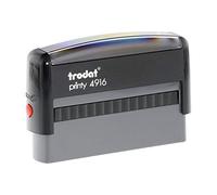 Trodat Printy 4916 Self Inking Stamp 68x9mm 6/4916 BLACK