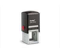 Trodat Printy 4923 - Professional Self-Inking Stamp with 6 Customizable Lines - Text Plate 30 x 30 mm Included