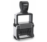 Trodat Professional 5440/L Self Inking Word and Date Stamp 49x28mm Blue/Red Ink - 121427