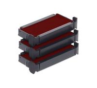 Trodat Replacement Ink Cartridge 6/4911 - pack of 3 Color red