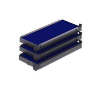 Trodat Replacement Ink Cartridge 6/4914 - pack of 3 Color blue