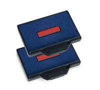 Trodat Replacement Ink Pads 6/56/2 - Pack of 2 - Red/Blue - for the Professional 5460, 5460/L and 5465