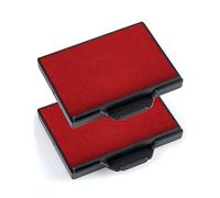 Trodat Replacement Ink Pads 6/58 - Pack Of 2 - Red Ink - For The Professional 5208, 5480 and Former Models 4208, 4480 and 4258