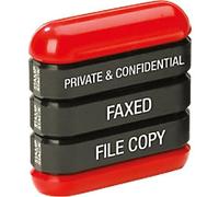 Trodat Self-Inking Stamp Stack 46 x 21mm Black, Red