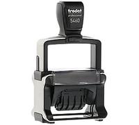 Trodat Text With Date Stamp 5460 Black 3.3 x 5.6 cm
