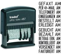 Trodat Word Band Stamp With Date Printy Dater 4817 Self-Inking