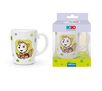 Trötsch Bobo Siebenschläfer Kindertasse grün Geschenktasse aus Porzellan: Kaffeetasse Teetasse Geschenkidee Geschenk Tasse