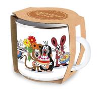 TRÖTSCH- Der kleine Maulwurf Emailletasse Torte: Kaffeetasse Teetasse Geschenkidee Geschenk Tasse Emaillebecher: Kaffeetasse Teetasse Geschenkidee Geschenk Tasse Emaillebecher