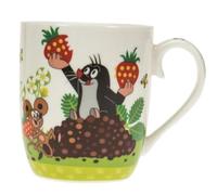 Trötsch Der kleine Maulwurf Kindertasse Erdbeere: Geschenktasse aus Porzellan
