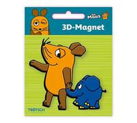 Trötsch Die Maus Magnet Maus und Elefant: Magnet für Kühlschrank Whiteboards oder Büroschränke