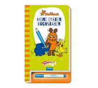 Trötsch Die Maus Schreib und wisch weg Buchstaben: Übungsbuch Vorschulbuch Beschäftigungsbuch
