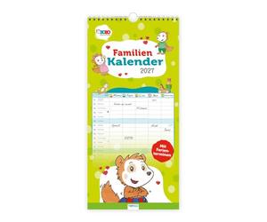 TRÖTSCH - Familienkalender Bobo Siebenschläfer 2027: Wandkalender
