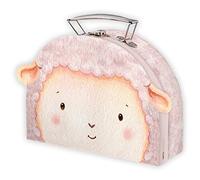 Trötsch Koffer mit Formdeckel Schaf: Pappkoffer Reisekoffer Kinder Spielkoffer