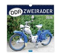 Trötsch Technikkalender DDR-Zweiräder 2026: Wandkalender Technikkalender