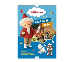 Trötsch Unser Sandmännchen Classickalender Kalender Unser Sandmännchen 2026: Wandkalender