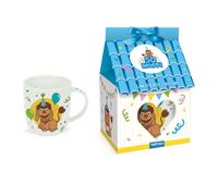 TRÖTSCH - Unser Sandmännchen Tasse in Geschenkverpackung Jubiläumstasse Moppi: Kaffeetasse Teetasse Geschenkidee Geschenk Tasse