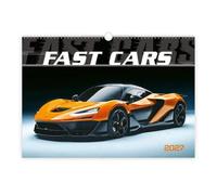 TRÖTSCH - Wandkalender Technikkalender Fast Cars 2027: Wandkalender