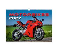 TRÖTSCH - Wandkalender Technikkalender Motorbikes 2027: Wandkalender