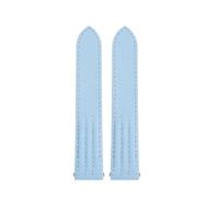TROGPYXG 19 20mm FKM Rubber Strap Compatible With Cartier Roadster Series Quick Release Fluororubber Wristband W6206018 W6206017 Watchband Men(Sky blue-no buckle,20mm)