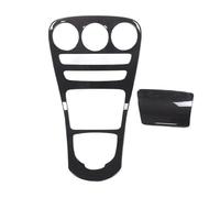 TROGPYXG 2Pcs Compatible with Mercedes C GLC 15-18 Car Center Console Gear Shift Panel Cover Trim Carbon Fiber Pattern(Carbon Fiber 02)
