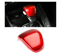 TROGPYXG Car Gear Shift Knob Trim Cover Interior Gearshift Head ABS Decal Sticker Compatible with Kia Soul 2020-2025(Red)