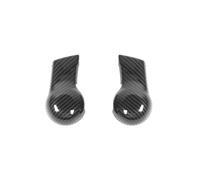 TROGPYXG Car Gear Shift Lever Knob Head Decoration Cover Compatible with Camaro 2010 2011 2012 2013 2014 2015 Interior Accessories(Carbon Fiber Grain)