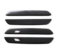 TROGPYXG Compatible with BMW X3 G45 2025 ABS Carbon Fibre Car Outer Door Bowl Handle Cover Decoration Car Accessories(Carbon Fibre(Style A)