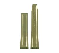 TROGPYXG Compatible With Longines Conquest HydroConquest L3.790 L3.890 41/43MM Dial Sports Diving Watch Strap(Green-no buckle,21MM-41MM dial)