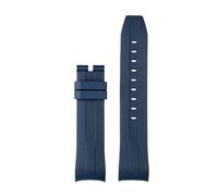 TROGPYXG Compatible With Tissot 1853 T120/T120417A- FKM Rubber Watch Band-Curved End Silicone Strap For Men, Dive-Ready Durable Replacement(Blue,21mm)