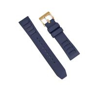 TROGPYXG Grade Fluoro Rubber Watch Strap Compatible With FKM Watch Bands Diving Bracelet Quick Release Wrist Belt Accessories(Blue 3,20mm)