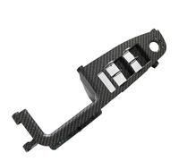 TROGPYXG Interior Front Left Door Handle Panel Window Glass Lift Panel Trim Compatible with Audi A4 B6 B7 S4 2001-2008 8E1867171B 8E1 867 171B(Carbon)