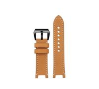 TROGPYXG Lea-ther Strap Bracelet Compatible With Casio Watch GW-9500 Series Outdoor Sports Retro Cowhide Men's Watch Band(Brown-black)
