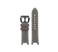 TROGPYXG Lea-ther Strap Bracelet Compatible With Casio Watch GW-9500 Series Outdoor Sports Retro Cowhide Men's Watch Band(Grey-black)