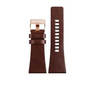 TROGPYXG Lea/ther Wrist Band Compatible With Diesel DZ4519 DZ7408 DZ4280 DZ4343 Watch Strap 22mm 24mm 26mm 28mm 30mm 32mm 34mm Men's Bracelet(Light brown rose,28mm)