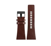 TROGPYXG Lea/ther Wrist Band Compatible With Diesel DZ4519 DZ7408 DZ4280 DZ4343 Watch Strap 22mm 24mm 26mm 28mm 30mm 32mm 34mm Men's Bracelet(Light brown black,24mm)